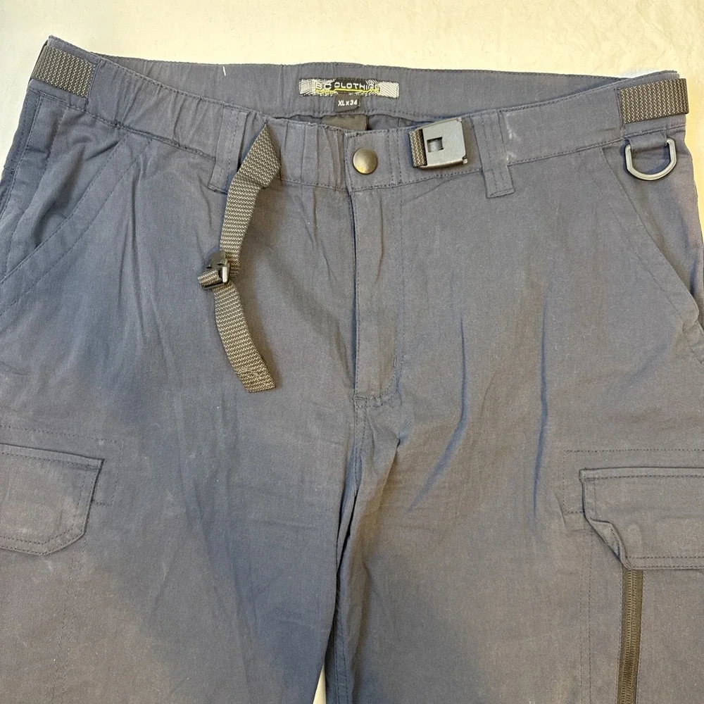 The BC Clothing Company Convertible Cargo Mens Pants Size XL 38x34 Hiking